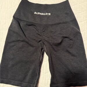Alphalete Women's Charcoal Bike Shorts